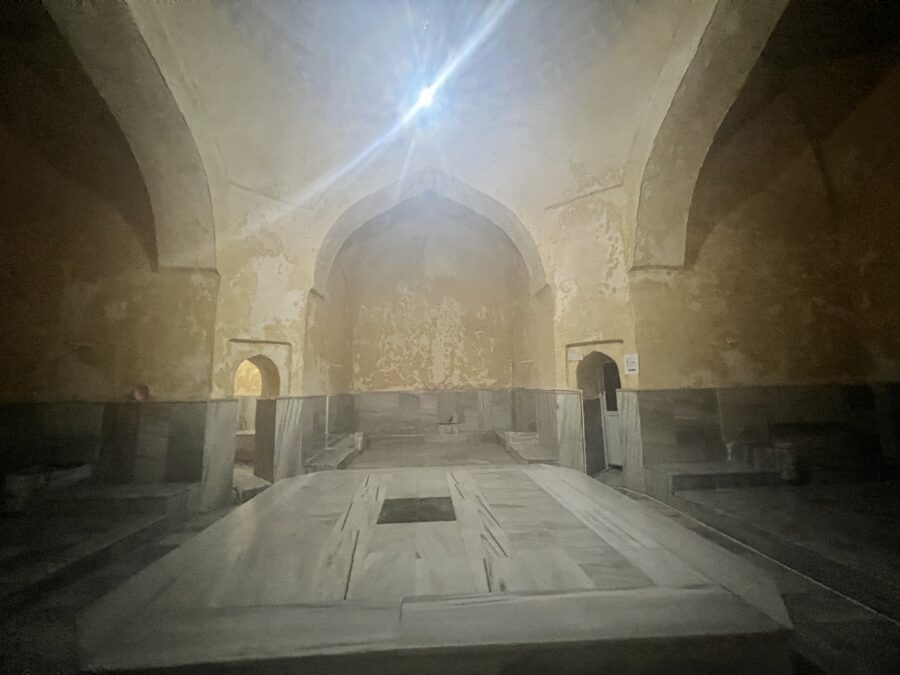 The main bathing room in Gedikpasha Hammam in Istanbul (A Traditional Turkish Hammam Experience)