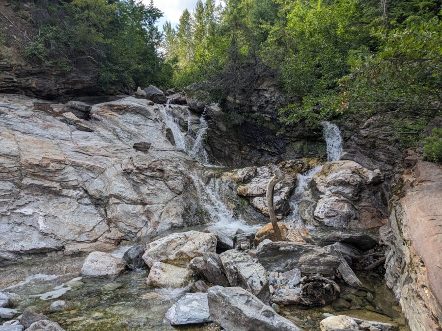 A waterfall in Revelstoke