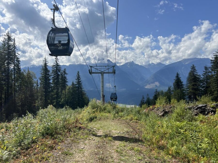 The Revelstoke Mountain Resort Gondola in the Summer