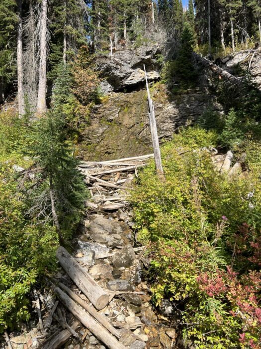 Split Rock Falls on Revelstoke Mountain Resort