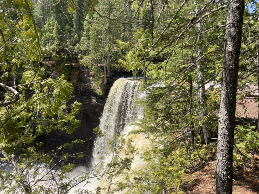 Wolf River Falls in Northern Ontario