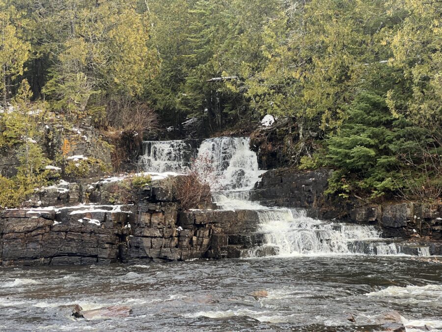 Sevignys Creek Falls, near Trowbridge Falls, in Thunder Bay Ontario