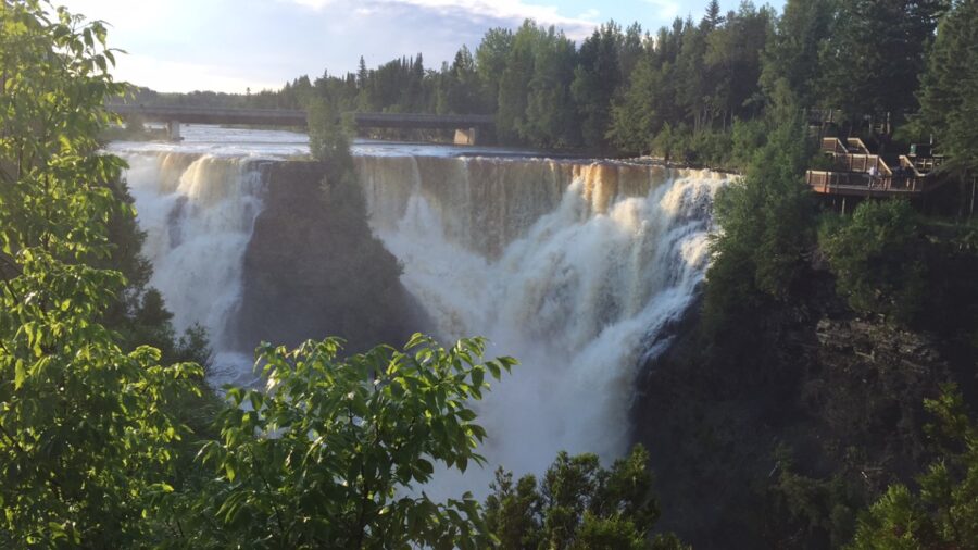 Kakabeka Falls, the biggest waterfall in Northern Ontario