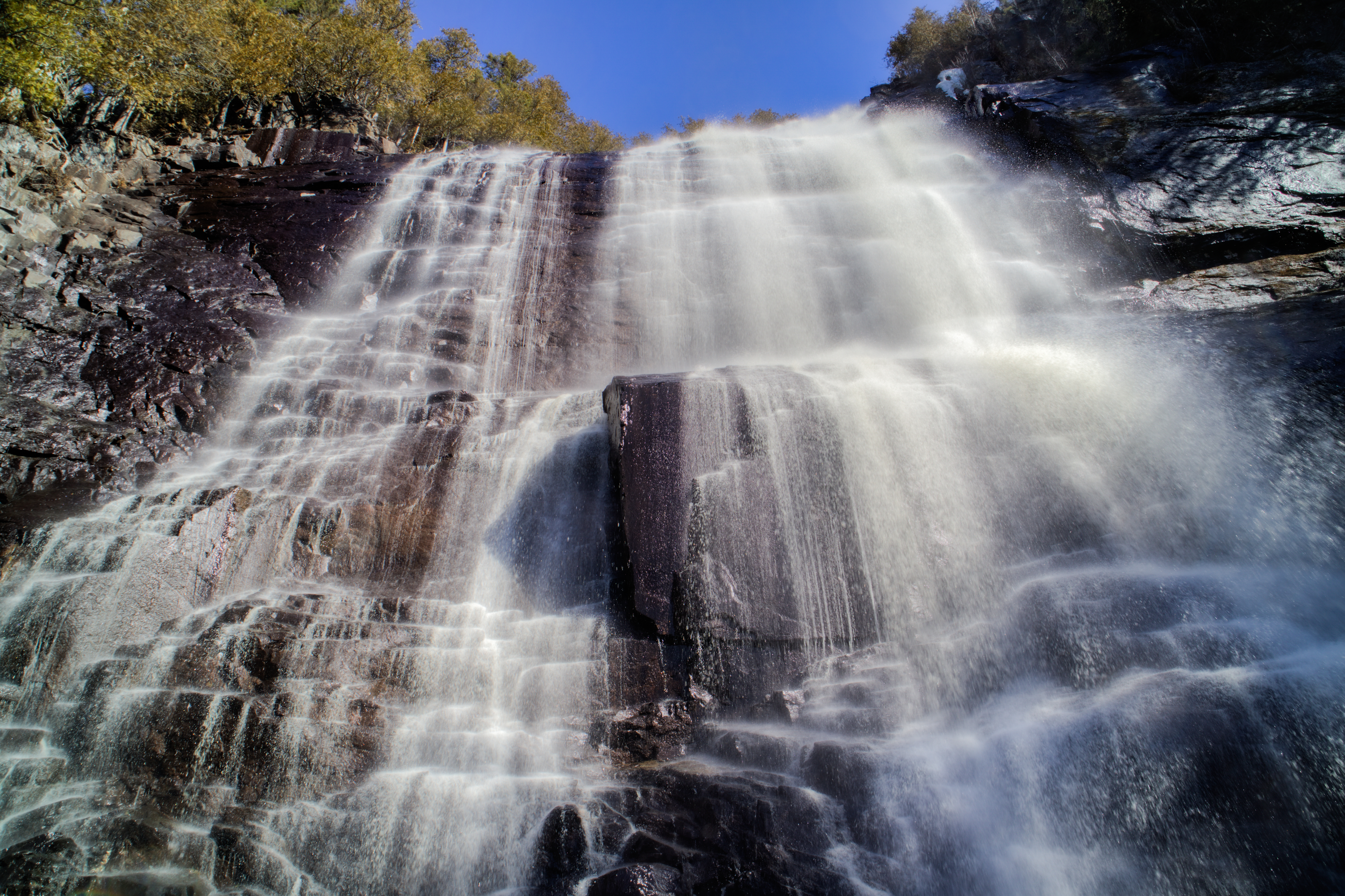 Gomar Falls, one of the most beautiful waterfalls in Northern Ontario