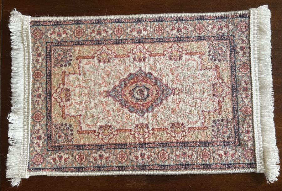 A miniature rug from Turkey